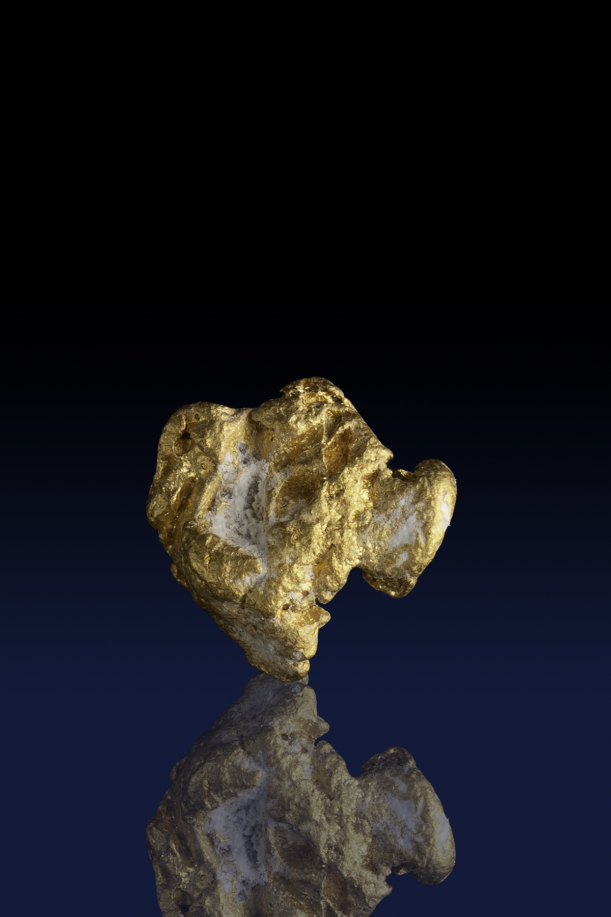 Dazzling, Unusual Natural Gold Nugget - Australia - 1.18 grams (image for) Dazzling, Unusual Natural Gold Nugget - Australia - 1.18 grams